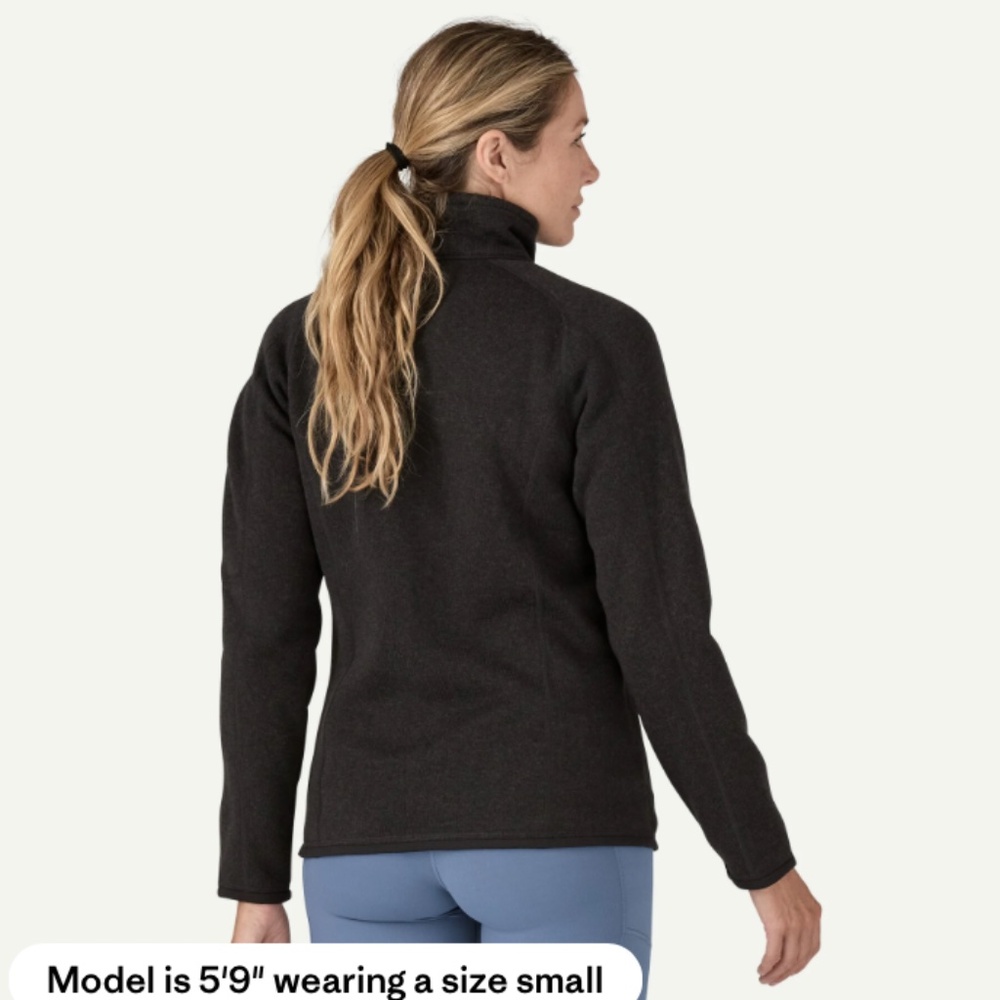PATAGONIA Women's Better Sweater® Fleece Jacket Black Size S - Picture 2 of 4
